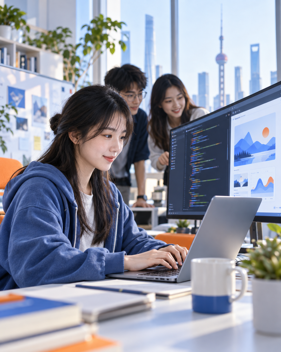 AI 辅助编程的主题配图