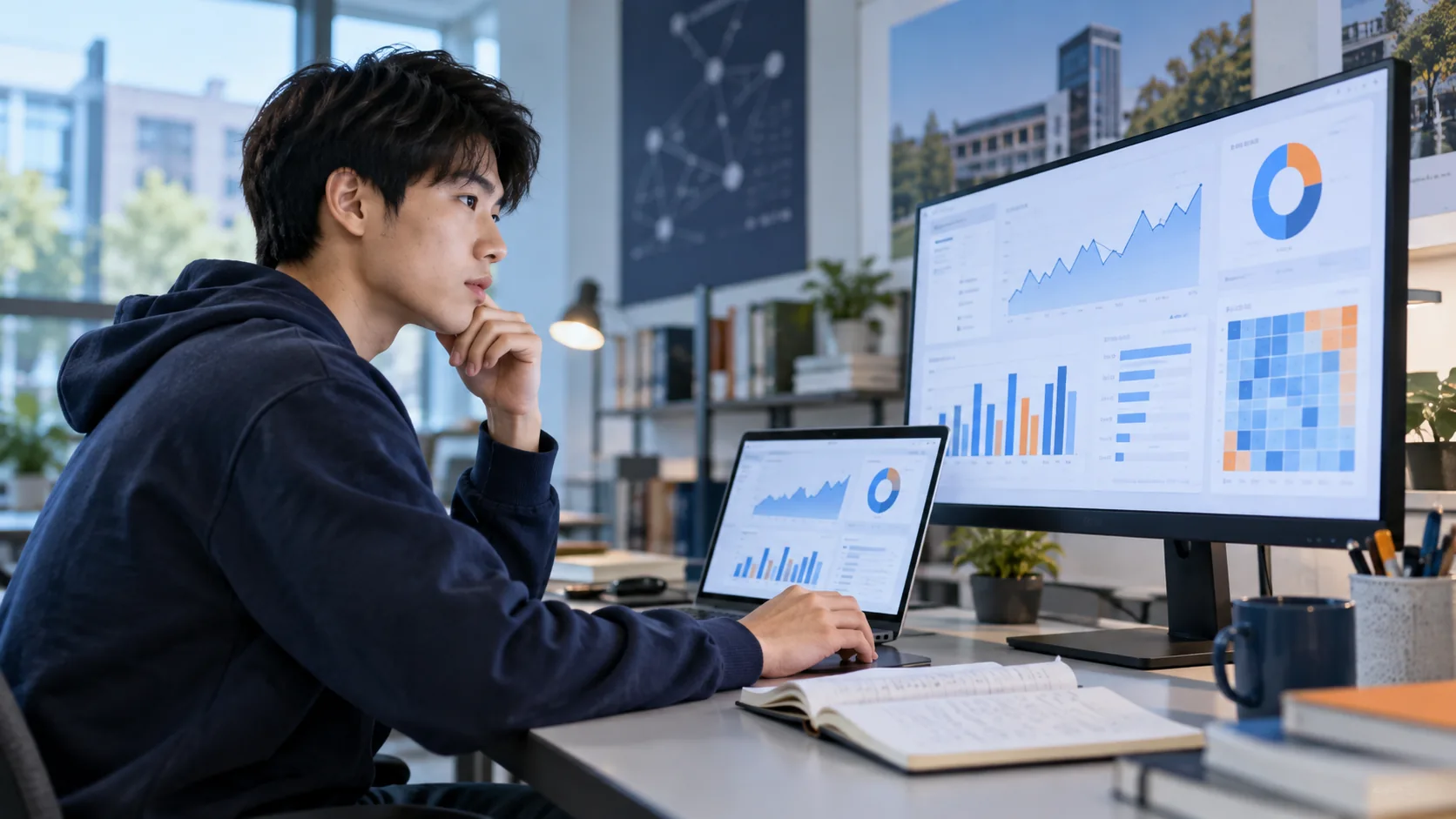 数据分析与 AI 技能主题配图